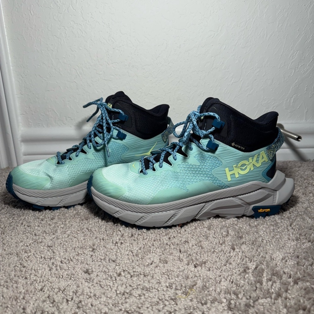 Hoka One One Women's Mint Teal Trail Shoes